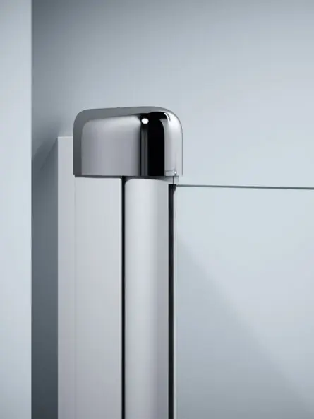 Huppe Design Elegance Drzwi wahadłowe do ścianki bocznej - 90/200 chrom eloxal Szkło przezroczyste Anti-Plaque 8E1405.092.322