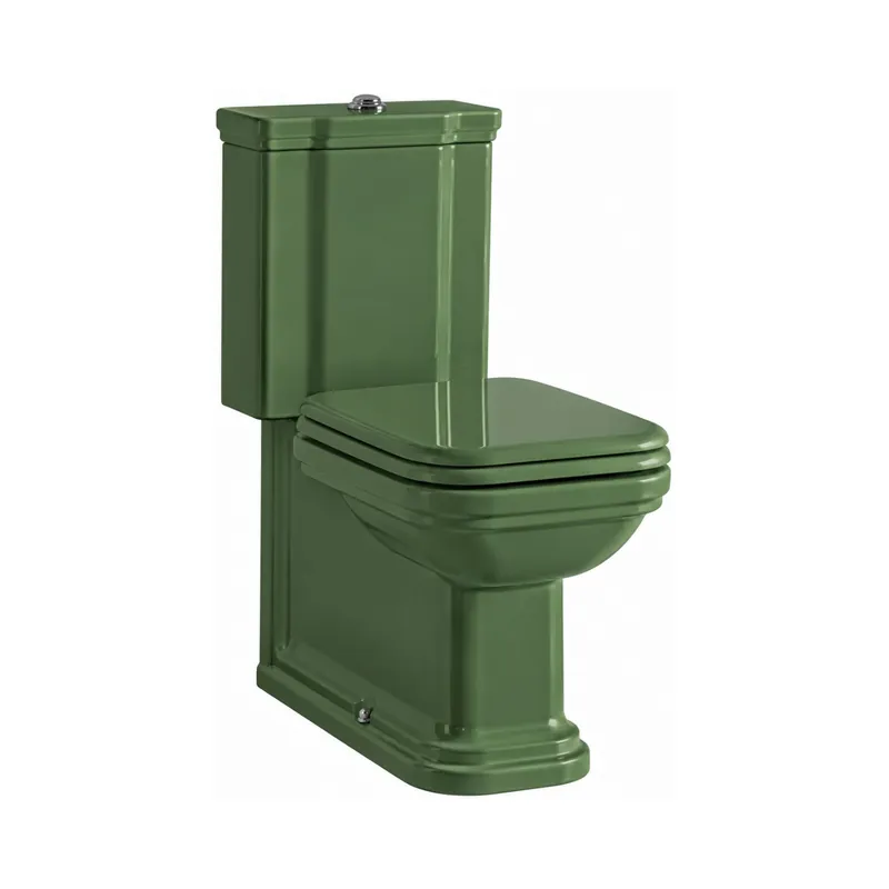 Kerasan Waldorf Toaleta WC kompakt 68x40 cm z kołnierzem Verde Muschio 411711